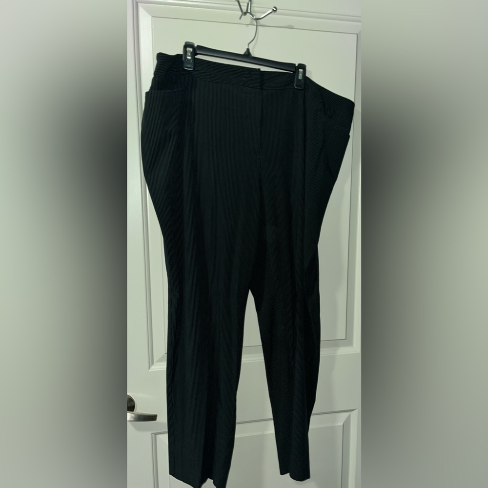 Apt. 9 Black Trousers Formal Straight-Leg Size 24 EUC